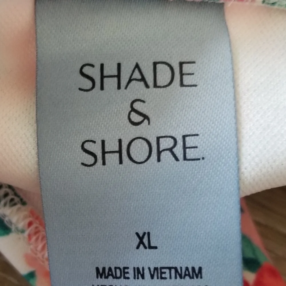 NWT Shade & Shore Floral Low Rise Full Coverage Bikini Bottom Size XL